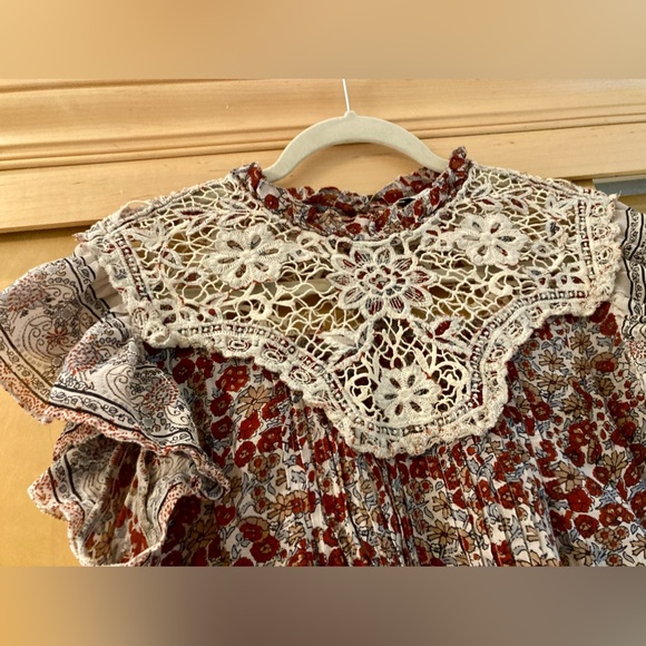 Boho Blouse Sz XL - Picture 2 of 6